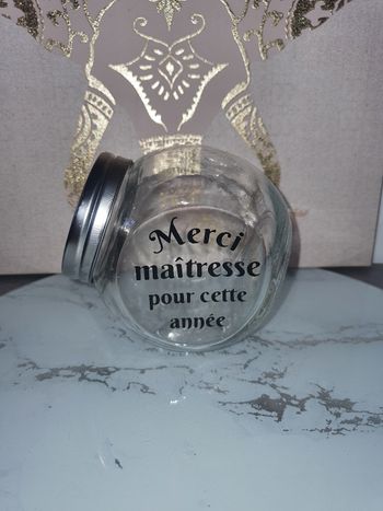 Bonbonnière merci maîtresse