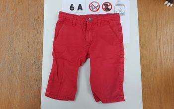 6 ans bermuda short garçon rouge orchestra HGAL7H