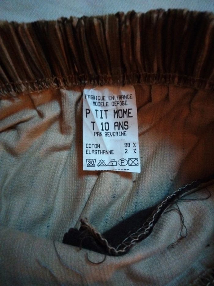 Pantalon vintage enfant 10 ans - photo numéro 4