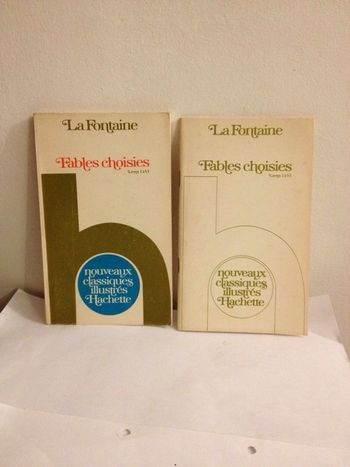 La fontaine fables choisies éditions hachette