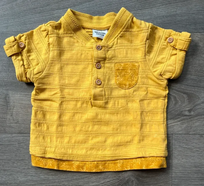 Lot printemps été taille 12 mois (8 articles) Gemo Tape à l’œil Lacoste - photo numéro 3