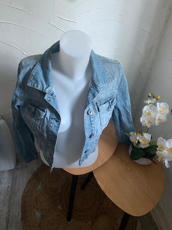 Veste courte en jean Topstudio taille 38