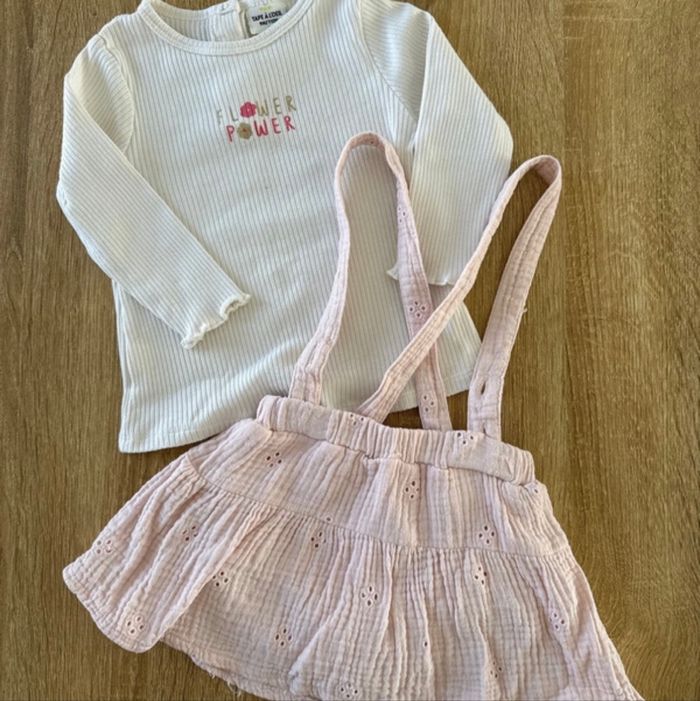 Ensemble tee-shirt et jupe