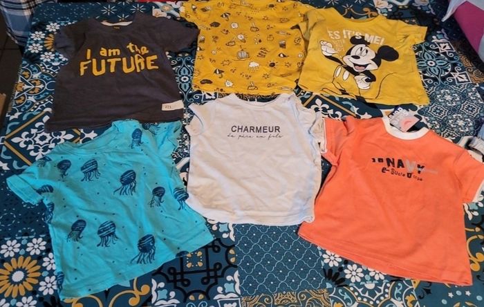 lot 6 t shirts