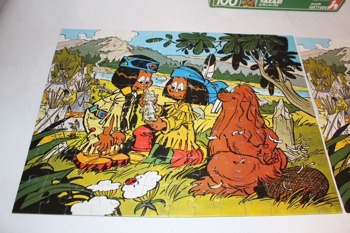 Nathan Puzzle 100 pcs Yakari et Arc en Ciel 1984 - photo numéro 3