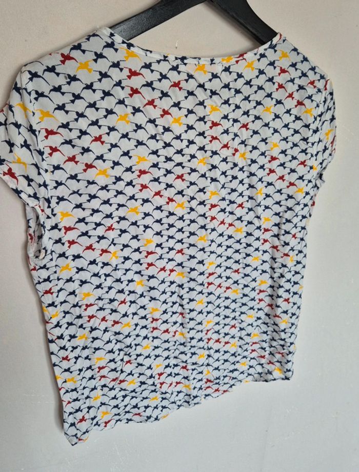 Blouse cerise bleue taille M/L - photo numéro 9