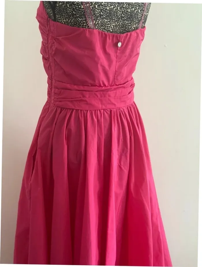 Élégante robe longue Liu Jo – Rose fuchsia – Taille 36 - photo numéro 6