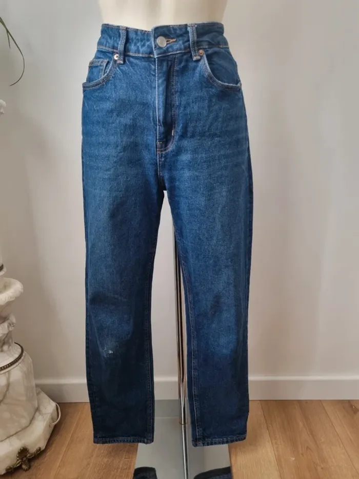 Jeans brut taille haute H&M - photo numéro 8