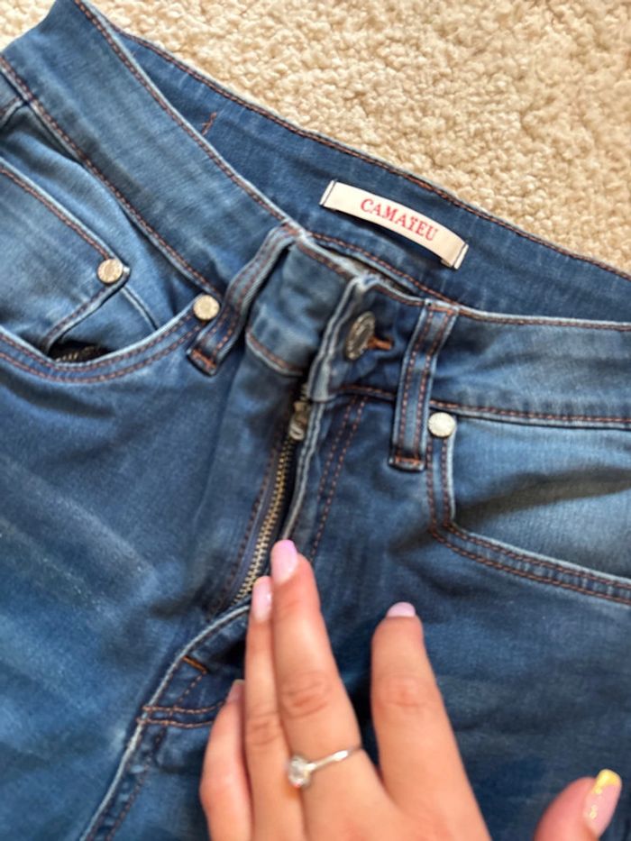 Jean skinny taille haute camaïeu - photo numéro 4