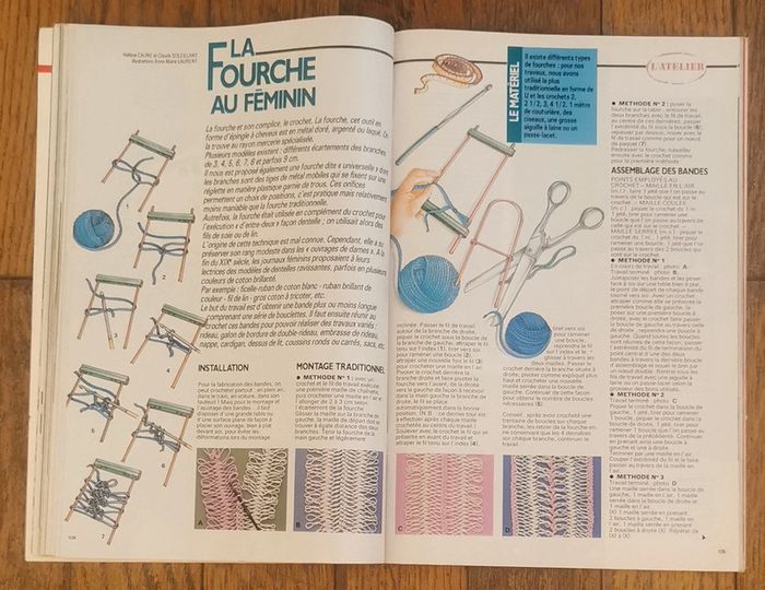 Ancien magazine modes et travaux années 80 vintage - photo numéro 14