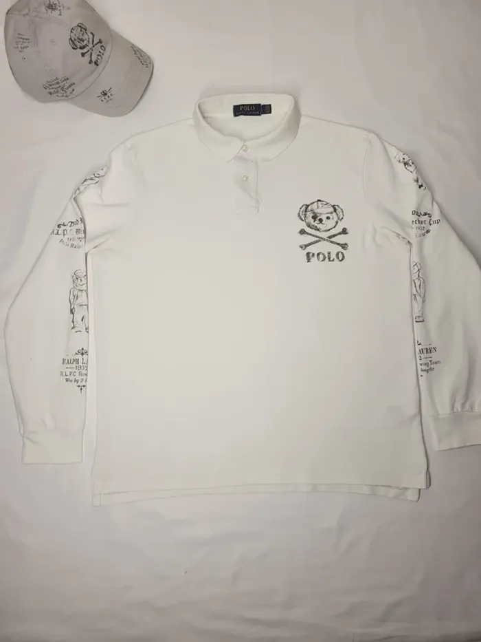 Polo à manches longue Bear Ralph Lauren
