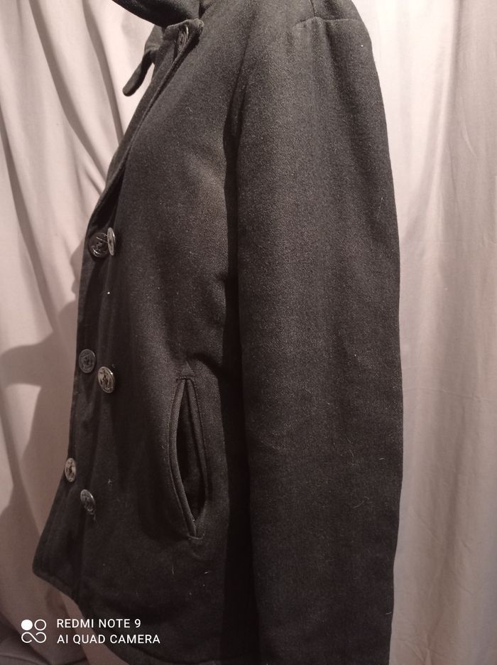 manteau noir de Crossby style caban 44 réf 978 P - photo numéro 2