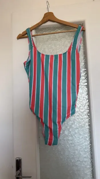 Maillot 2 pièce multicolore M