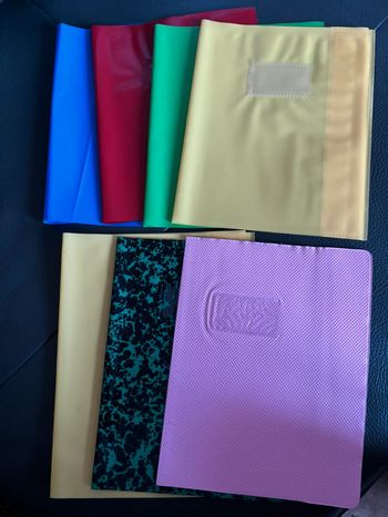 Lot de protèges cahier petit format