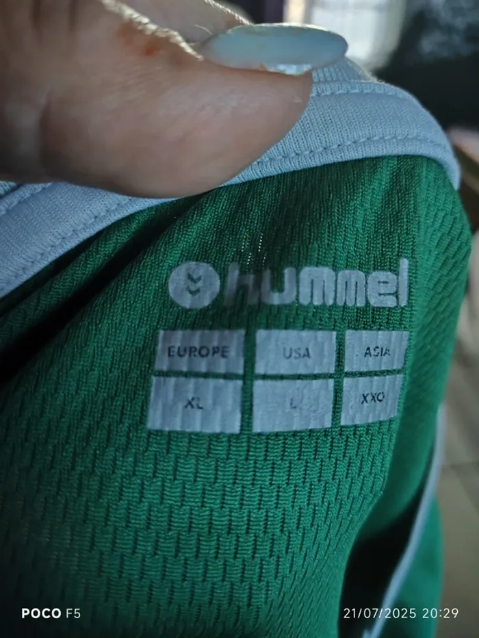 Tee shirt vert Hummel taille XL - photo numéro 7