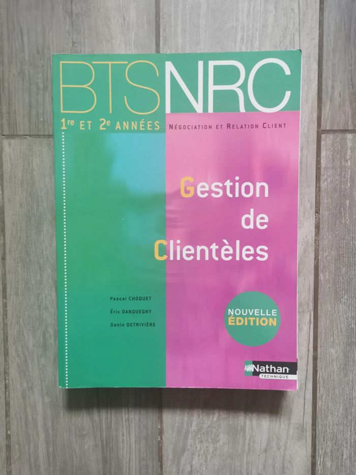 Cahier Gestion de Clientèles BTS 1re et 2e années