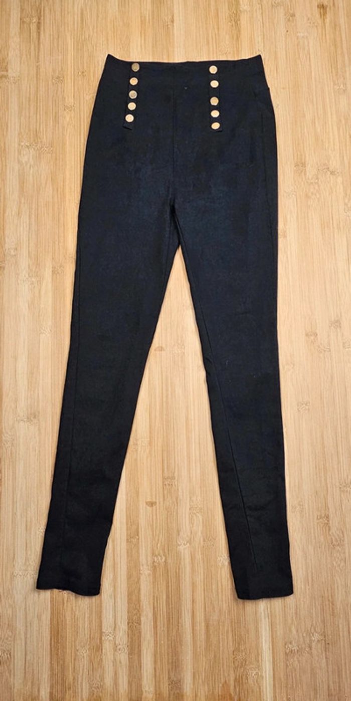 Pantalon noir élastique. - photo numéro 3