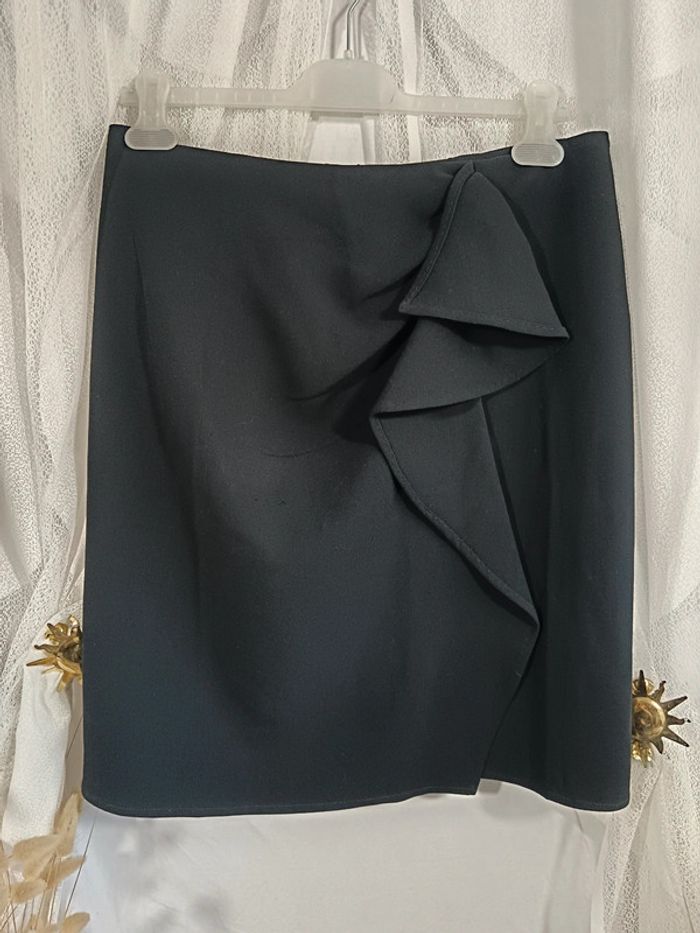 Jupe à volant noire | Max Mara | t. 44 - photo numéro 5