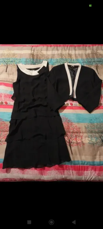 Ensemble 123 Veste + robe en soie T 40