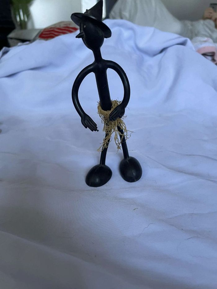 Figurine Vintage Black Rubber Made in Angleterre England