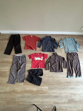 Lot vêtements garçon 8 ans – Chemises, polos, pulls, t-shirts