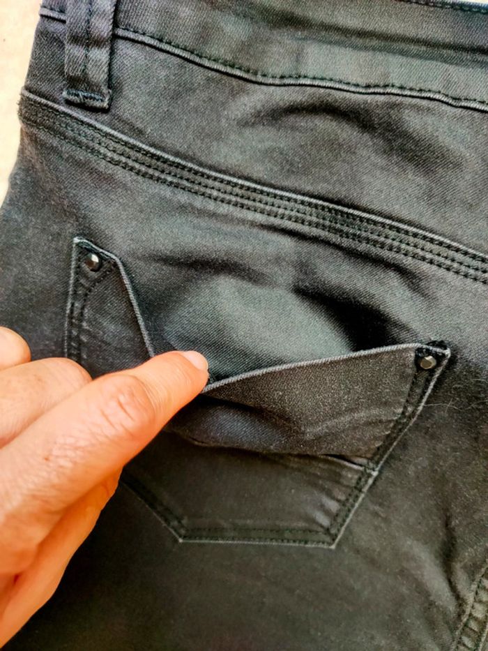 Pantalon noir taille 42 marque Etam - photo numéro 9