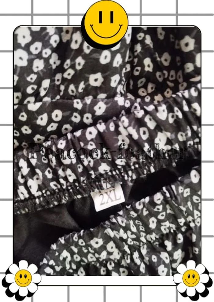 Robe longue bleue fleurie xxl neuve - photo numéro 2