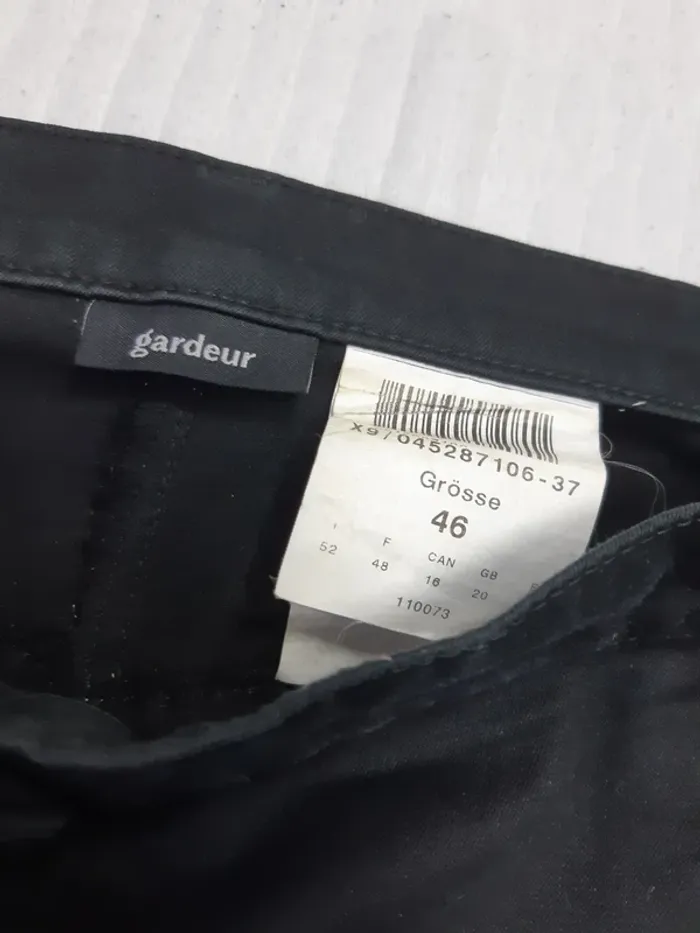 Pantalon super slim line noir Gardeur T48 - photo numéro 7