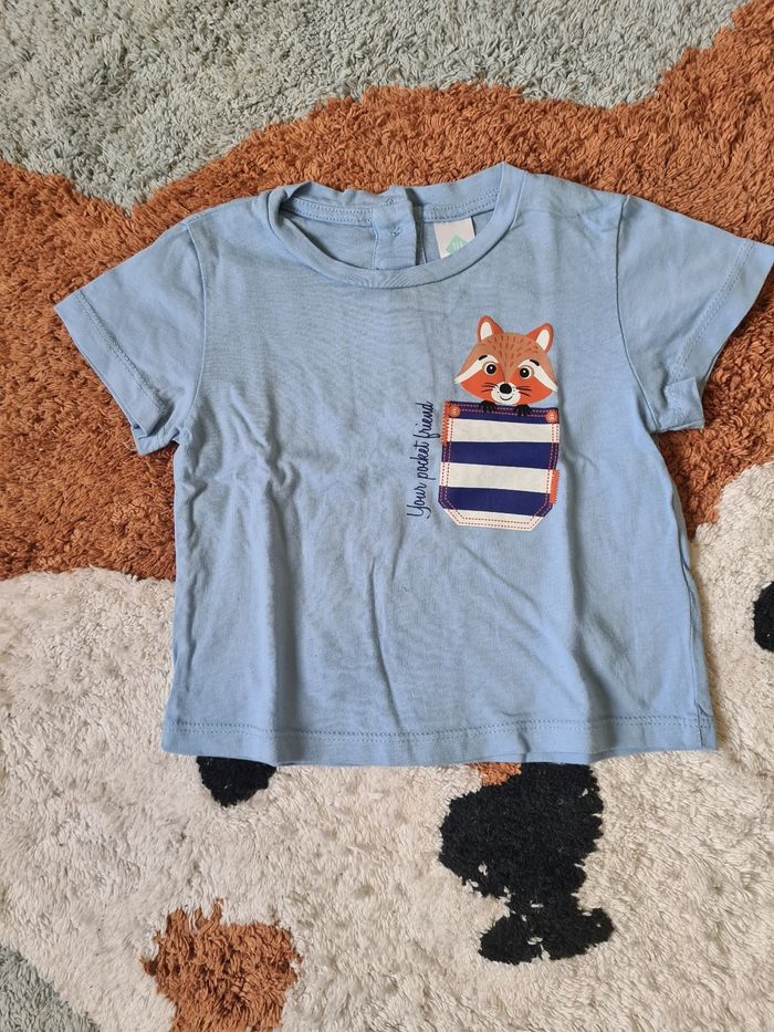 T-shirt renard - 12mois