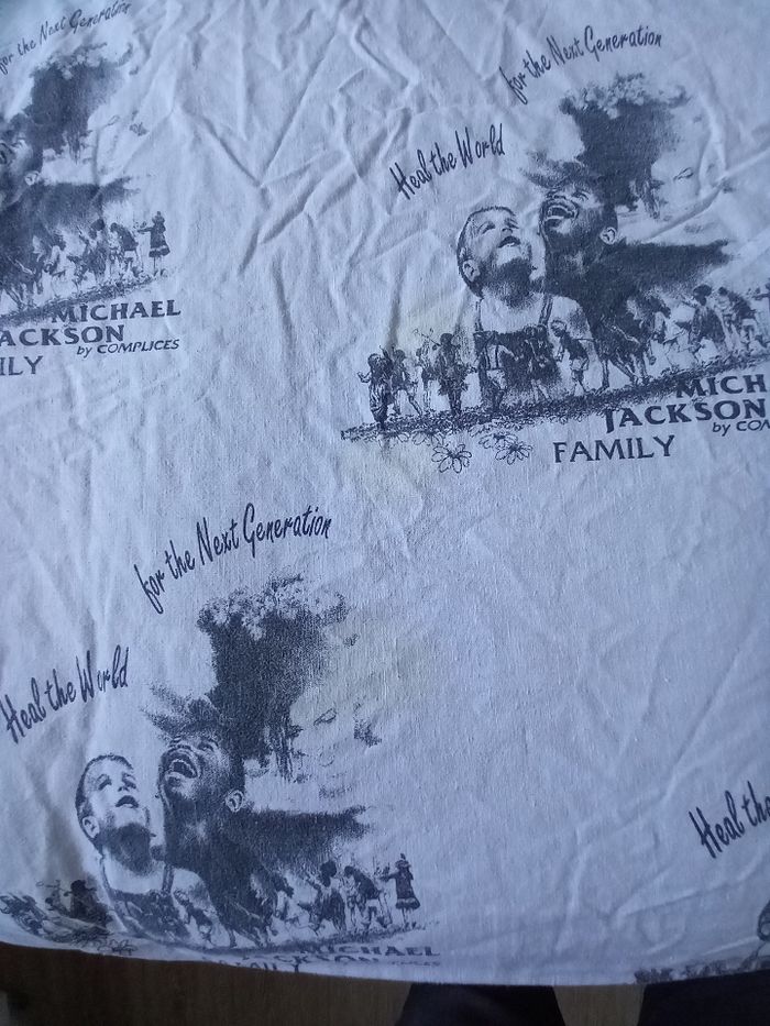 Parure de couette 200 x 200 gris foncé lit 2 personnes Mickael Jackson - photo numéro 6