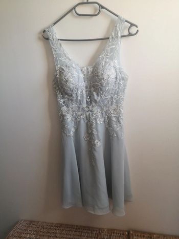 Robe demoiselle d'honneur témoins Jj's house bleue