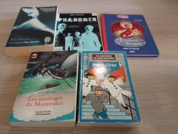 Lot de 5 livres de poche(1)