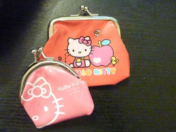 Lot de portes monnaie Hello Kitty