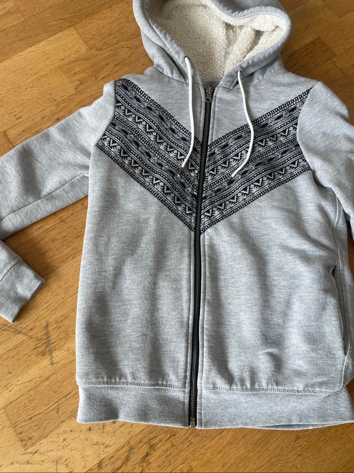 Veste capuche s fourrée - photo numéro 2