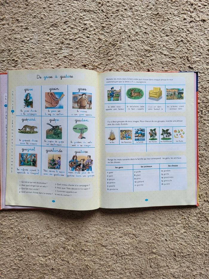 Livre Mon grand imagier pour apprendre à lire - Éditions Auzou - photo numéro 7