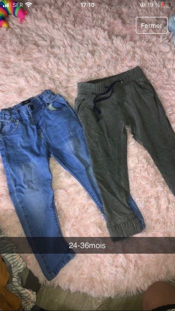 Lot pantalon