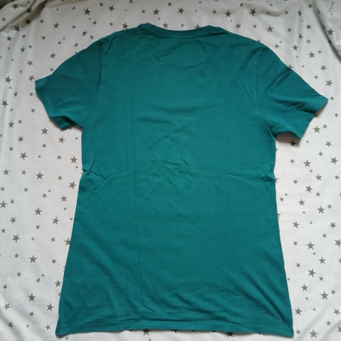 T-shirt vert émeraude avec écriture - photo numéro 3