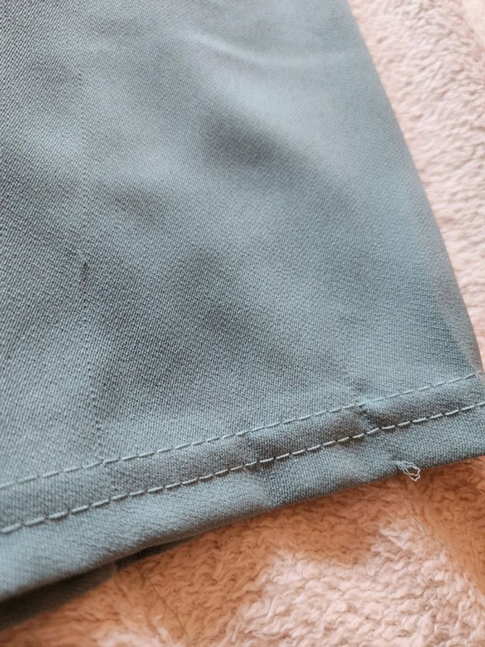 Pantalon à jambes larges / palazzo vert d'eau TU 36/40 - photo numéro 6