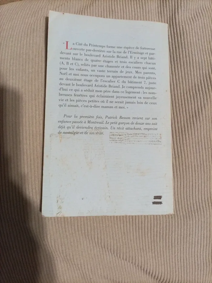 Livre 28, boulevard Aristide Briand - photo numéro 2