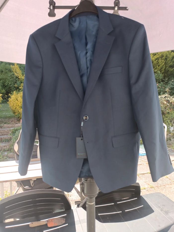 Veste de costume bleu neuf homme - photo numéro 4