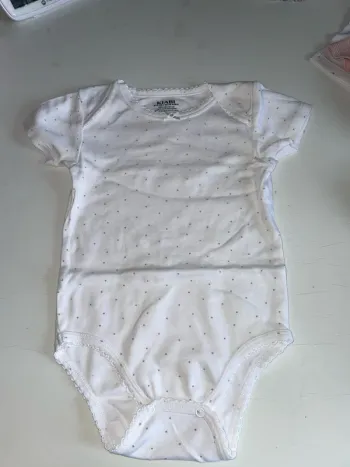 body manche courte à pois