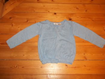 Cardigan bleu La Redoute (1) Création 102 cm