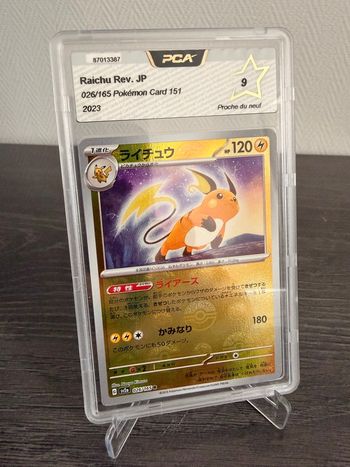 Raichu reverse pokeball (Raichu) JP 026/165 – pokemon 151 – PCA 9