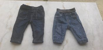 2 pantalon 6 mois