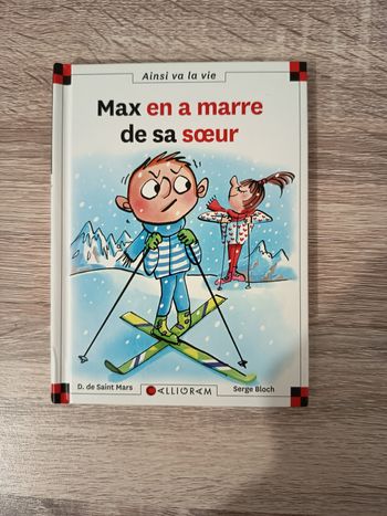 Livre BD enfant Ainsi va la vie, Max en a marre de sa sœur, Éditions Alligram