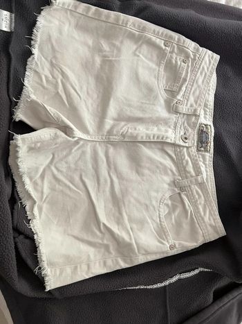 Short blanc femme