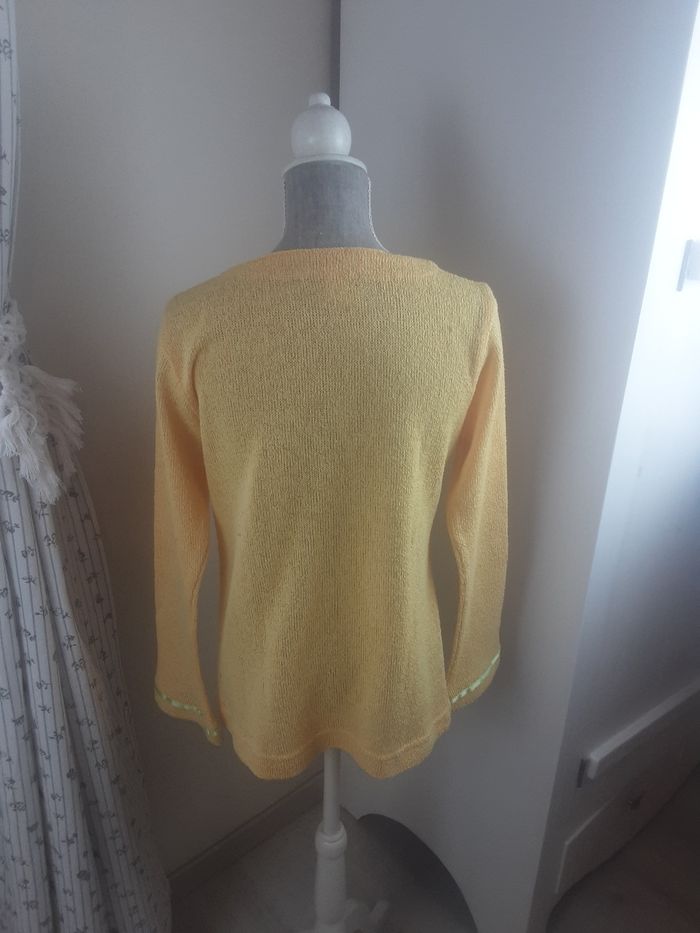 Pull printemps jaune 10 ans - photo numéro 2