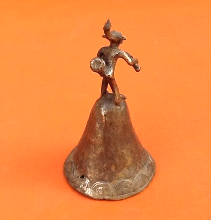 Art Africain Tribal Ancienne cloche à main Musicien Aka Ashanti - photo numéro 3