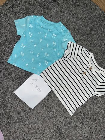 Lot de Tee shirts 1 mois