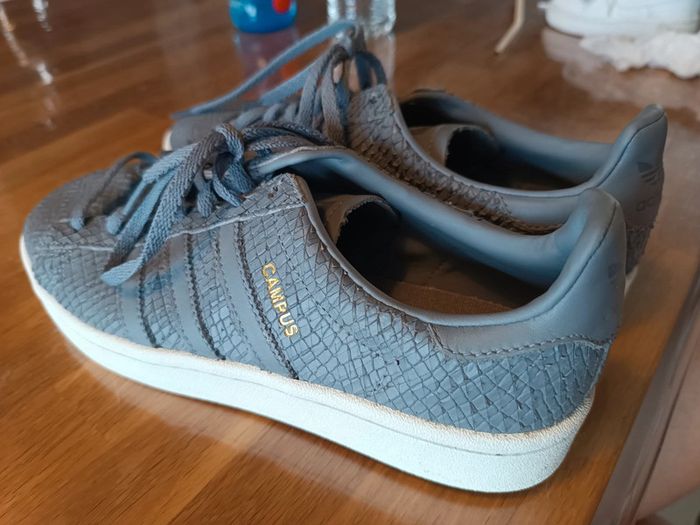 Chaussure basket w campus adidas grise 40 neuve - photo numéro 7